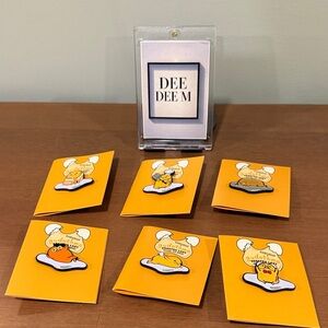 KIDROBOT Gudetama Pin Set